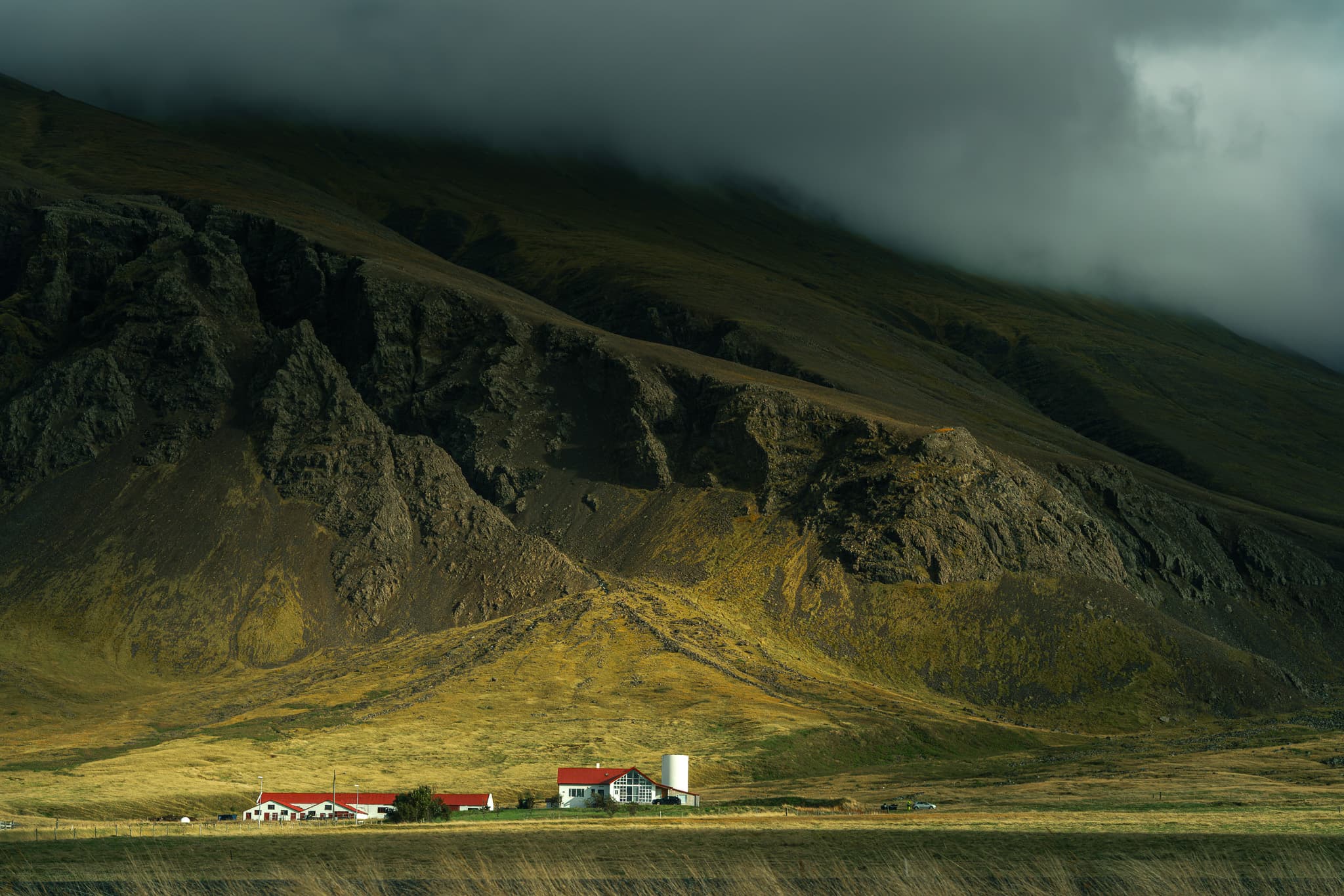 Mountain and clouds photo