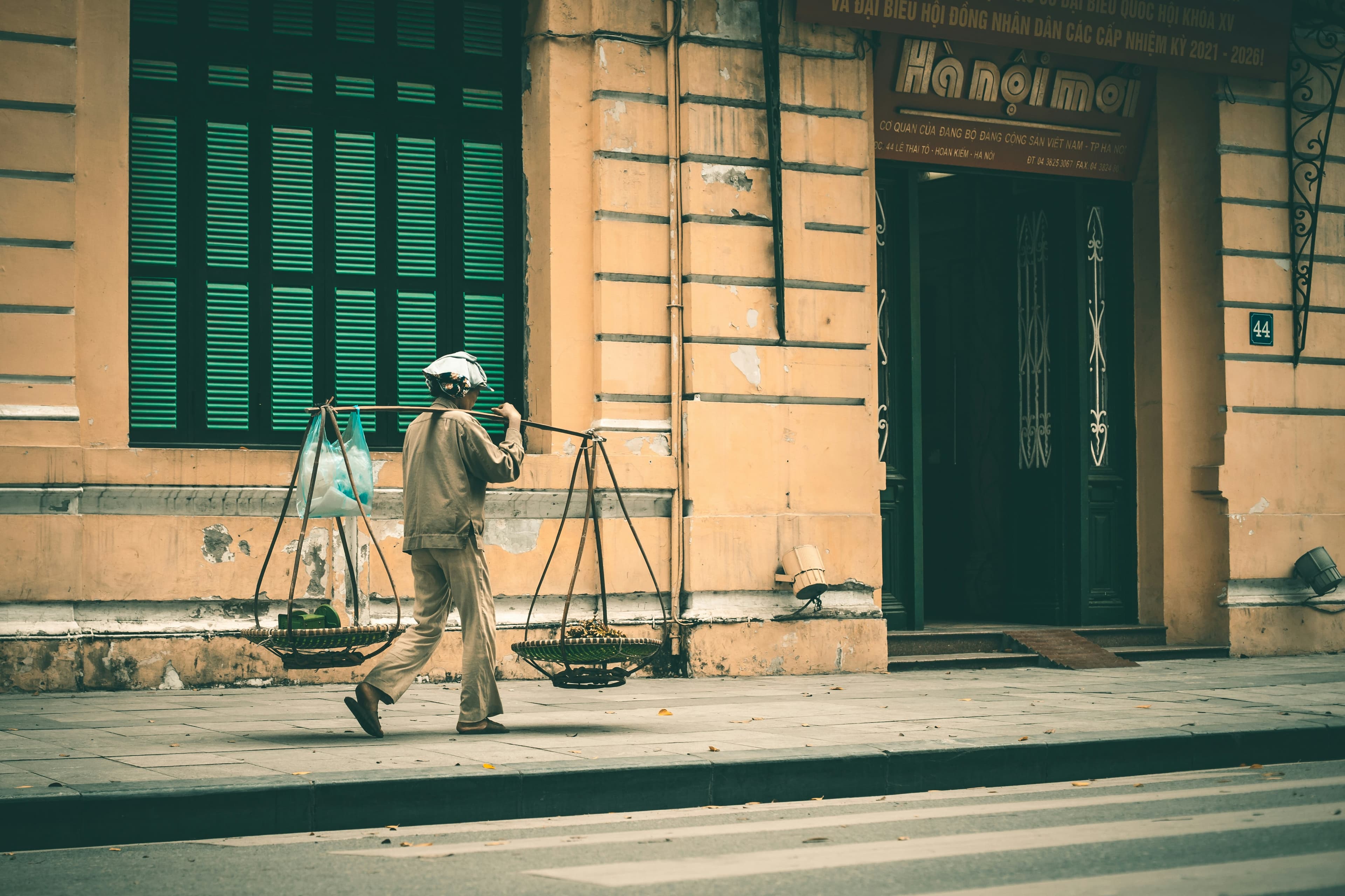 Person and urban photo